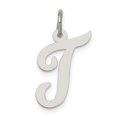 thumbnail image 1 of 925 Sterling Silver Dainty Letter T Initial Name Monogram Necklace Charm Pendant, 1 of 8