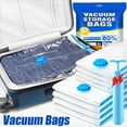 thumbnail image 2 of Portable Vacuum Storage Bags for Bedding Quilt Pillows Clothes Travel Space Saver Organizers Sealing Compressed Package Bag (40x60CM), 2 of 7