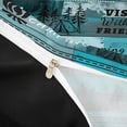 thumbnail image 4 of Catabedysis Vintage Camping Bedding,Camper Tent Print Duvet Cover Full For Boys,Teal Beige,Black Reversible,3 Pieces,1 Duvet Cover and 2 Pillowcases, 4 of 6