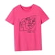 thumbnail image 3 of Camiseta de manga corta para mujer, camiseta de cuello redondo con recuerdo simple para caminar y deportes S, 3 of 10