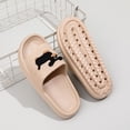 thumbnail image 3 of ZELAND Unisex Halloween Pumpkin Cozy Winter House Slippers - Thick Sole, Anti-Slip, Warm Indoor Cotton Shoes for Couples, 3 of 5