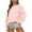 Pink##1, variant on jsaierl Sweatshirt for Women Plus Size Solid Color Sweatshirts Crewneck Holiday Pullover Tops 2024 Long Sleeve Shirts