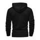 thumbnail image 4 of pstuiky camisas de manga larga para hombre, Blusa informal holgada de color liso con botones y cremallera, de manga larga y capucha para hombre salir tops xxl, 4 of 4