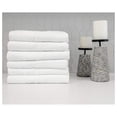 thumbnail image 2 of Lightweight Thin Bath Towels Set - 22 x 44 Inches 100% Cotton Towel - Bulk Hotel Collection Large Towels for Pool, Spa, Gym, Home (24, White), 2 of 9