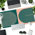 thumbnail image 5 of Green Mouse Pad Large Boho Desk Mat On Top of Desks Desk Pad Full Desk Mousepad Big Computer Keyboard Mouse Mat Deskmat Desktop Pad 31.5''''X 15.7'''' Boho Desk Decor Accessories for Women, 5 of 5