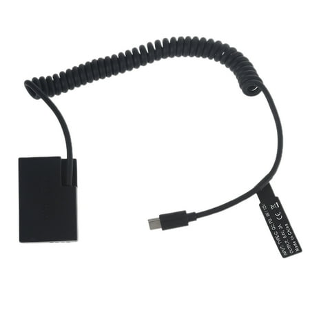 

BYDOT Convenient Camera Power Cable Type-C to DR E18 Dummy Battery for RP 77D 800D