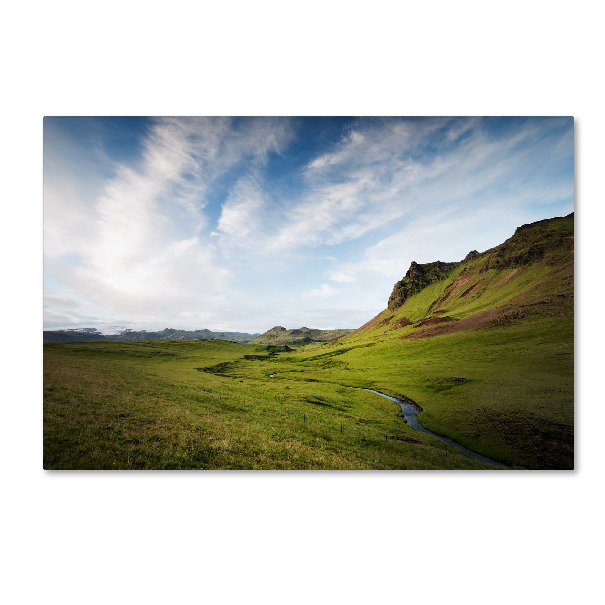 Trademark Fine Art 'Icelandic Green' Canvas Art by Philippe Sainte-Laudy