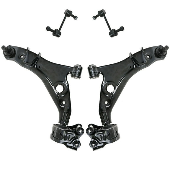 TRQ 4 pc Suspension Kit Control Arm w/ Ball Joints Sway Bar Links for Edge MKX PSA63684 Fits select: 2007-2014 FORD EDGE, 2007-2015 LINCOLN MKX