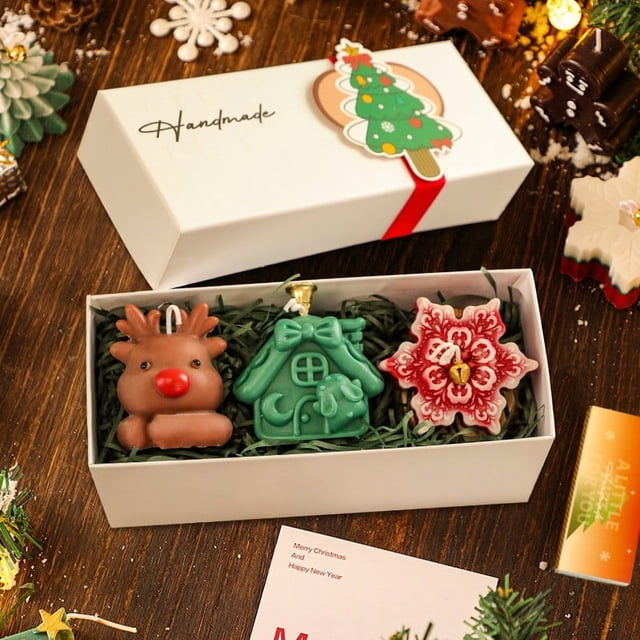 Christmas Gift Cards Cute Christmas Scented Candle Gift Set