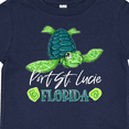 thumbnail image 4 of Inktastic Port St. Lucie, Florida Happy Sea Turtle Boys or Girls Baby T-Shirt, 4 of 5