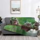 thumbnail image 2 of Fotbe Australian White Tree Frog Sitting on Branch Manta de Franela con Estampado, Manta Ultrasuave para Cama, Sofá, Auto, Hipoalergénica y Antibolitas-60"x50", 2 of 6