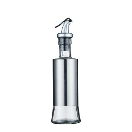 

Gfregrj Oil Bottle Kitchen Essentials for New Home kitchen Clearance Items under 10 Dollars Deals Prime 500ml Glass Oil And Vinegar Bottle Large Capacity Seasoning Bottle Kitchen Stainless Steel Oil