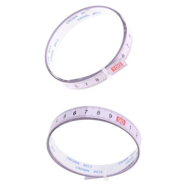 Cinta métrica autoadhesiva CUTICAT 2 piezas 0-1 m 1-0 m Color blanco