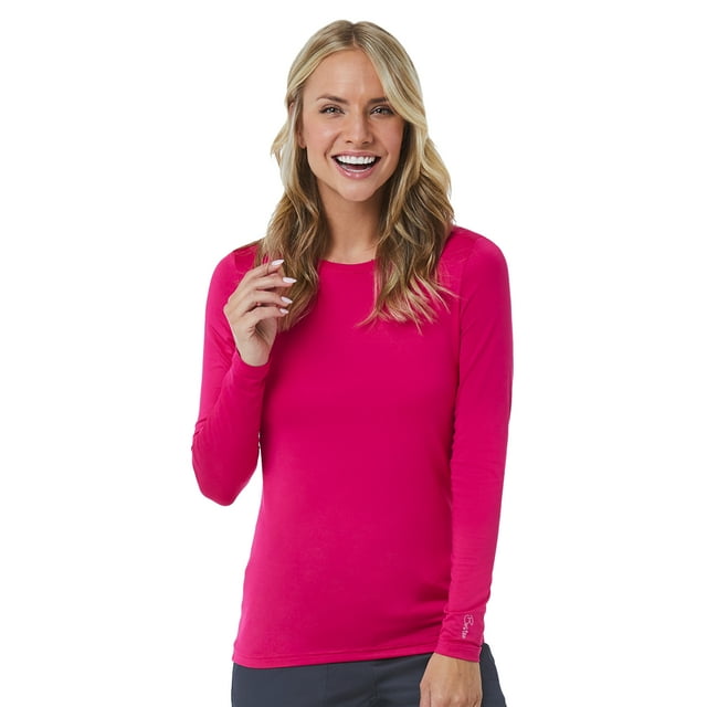 Maevn Women's Basic Long Sleeve Underscrub Tee (Free Shipping)
