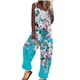 thumbnail image 1 of Mono Para Mujer Estilo Étnico de Moda Estampado Hombro Frío Tirantes Cami Pantalones Mono Odeerbi ODB-4, 1 of 5
