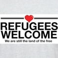 thumbnail image 3 of CafePress - Refugees Welcome T Shirt - Men's Classic Graphic T-Shirt, 3 of 4