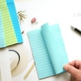 thumbnail image 4 of 9 Pack Lined Sticky Notes with Lines 4X6 in Post, Aquatic Themed Colors Large Ruled Post Sticky Super Sticking Power Memo Pads Strong Adhesive, Sticky Notes 4x6 (Light Blue, Blue, Light Green), 4 of 6