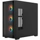 thumbnail image 2 of Gabinete Gamer BALAM RUSH CARBONO TWIN MATE 8000 M-ATX Mini Torre 4 Fan ARGB Cristal Templado Frente Intercambiable USB-C Negro, 2 of 6