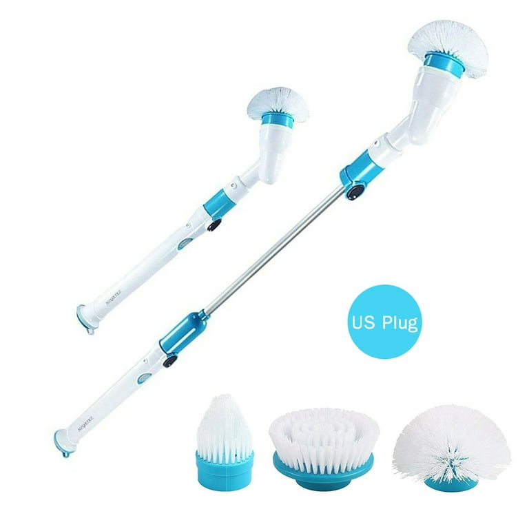 Tilswall tilswall electric spin scrubber, cordless grout shower 360 power  bathroom cleaner with 4 replaceable rotating brush heads, to