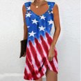 thumbnail image 2 of Vestido de Verano para Mujeres sin Mangas Estilo de Bolsillo con Cuello en V, Color Sólido Y Cómodo Vestido de Verano Casual, 2 of 5