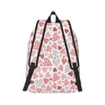 thumbnail image 6 of Rocae Hand Drawn Hearts for Durable Canvas Backpack Leisure Large Bag Travel Rucksack Multi-function Backpack, 6 of 8