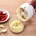 thumbnail image 4 of Garlic Chopper Garlic Crusher Press Stainless Steel for Cooking Tool Kitchen Gadgets Garlic Masher, 4 of 10