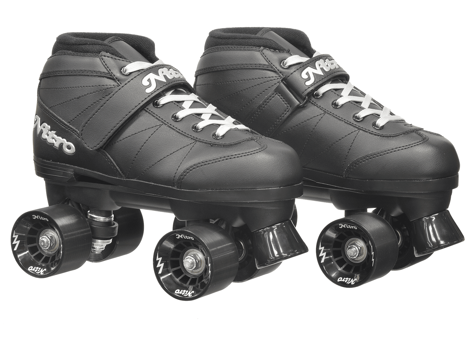 Buy Epic Super Nitro Black Quad Speed Roller Skates Size 8 Online at