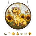 thumbnail image 1 of Acrylic Puzzles Suncatcher Window Hanging 83 Pieces Stained Glass Acrylic Puzzle Song Decoration For Women Men Mom Birthday Home Decor, 1 of 9