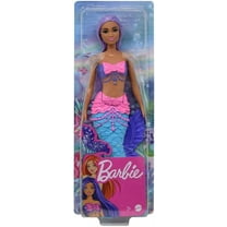 Mattel - Barbie Doll - Fairytale MERMAID (Purple Hair, Blue & Purple Tail) HCD97