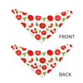thumbnail image 3 of Naloa Fresh Red Tomato Dog Bandana Large and Small-Dog Scarf Bib Handkerchief Accessories for Dogs and Cats(S-L)-Large, 3 of 5