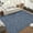 Blue, variant on Modern Washable Area Rugs 8' x 10', Low-Pile Soft Indoor Rugs for Living Room Dining Room, Foldable Floor Carpet with Non-Slip Backing(Brown)