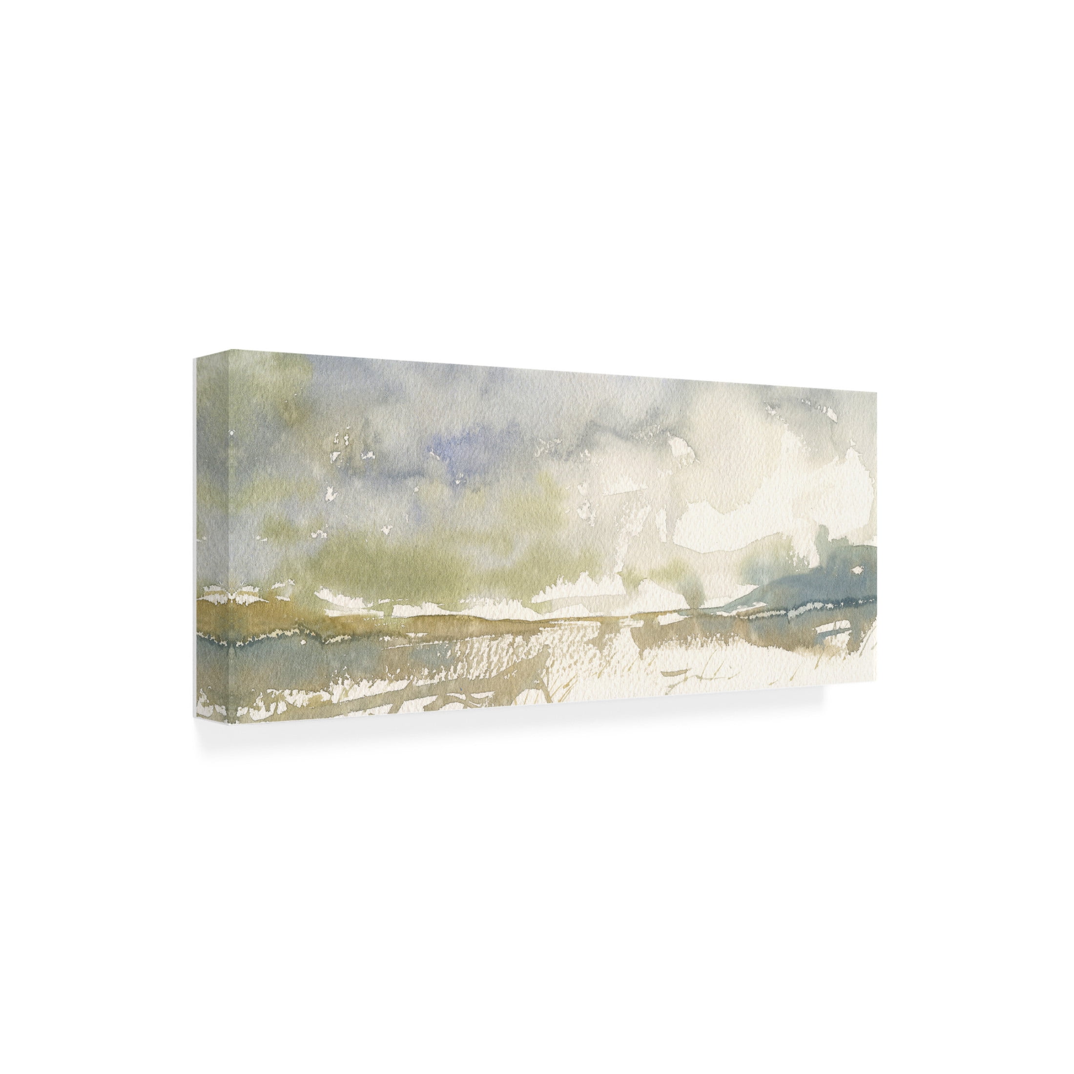 Canvas Wall Art - Randy Noble Fine Art 'Frigid' Wall Art for Living Room, Bedroom, or Office Décor by Trademark Fine Art - 19 x 8 Inches