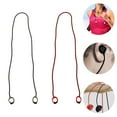 thumbnail image 3 of FRCOLOR  2 PCS Headphone Cable Anti-lost Rope Earphone Cord String Holder, 3 of 8