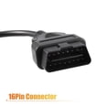 thumbnail image 4 of Kenally OBDII Extension Cable Solution For Bypass Connector Diagnostics OBDII Cable OBD Your Adapter Extension Bypass Black Type2 NO2, 4 of 6