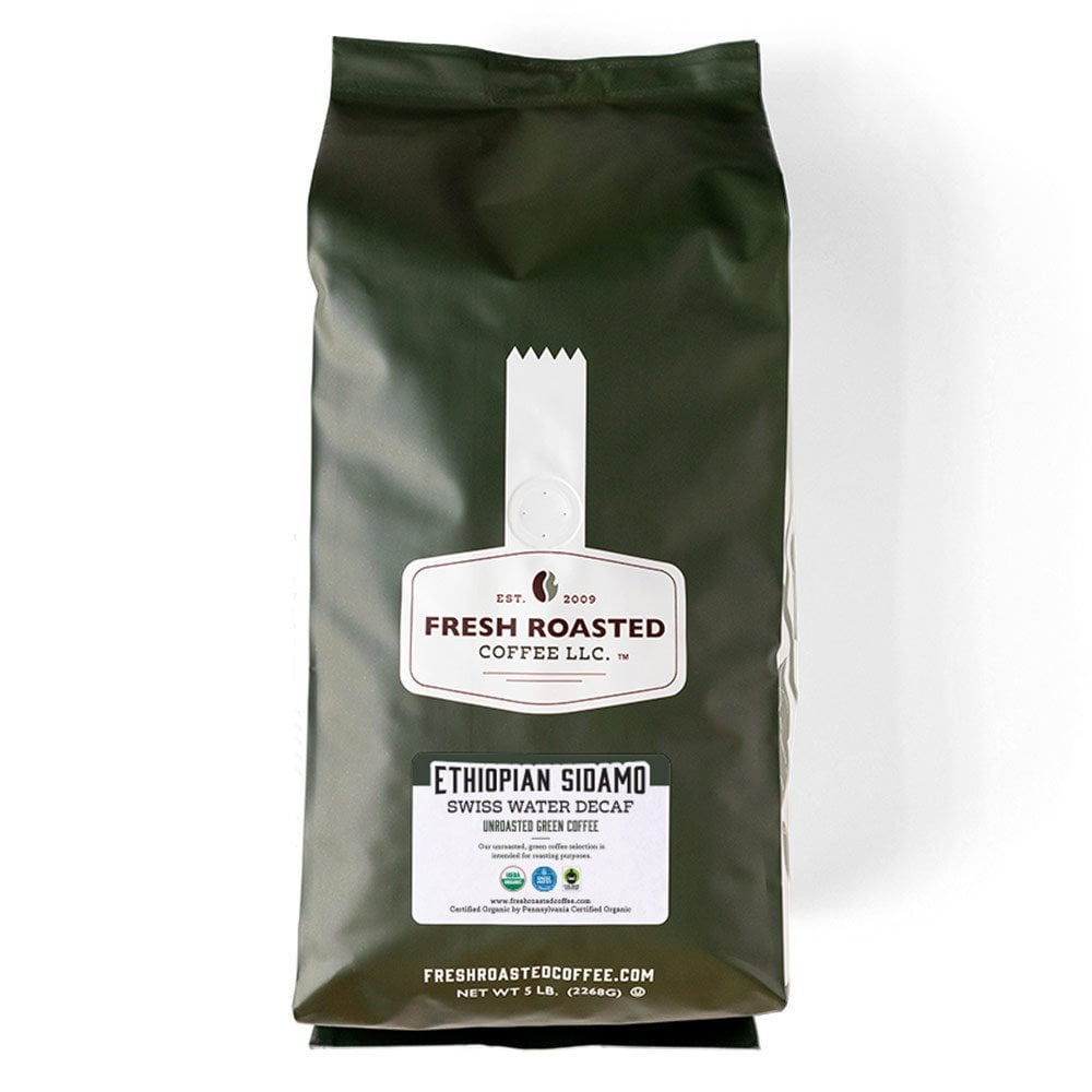 Fresh Roasted Coffee LLC, Organic Green Ethiopian Sidamo