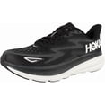 thumbnail image 2 of Hoka One Mens Clifton 9 Road Running Shoes - Black/White - 13, 2 of 3