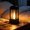 Black, variant on Vintage-Inspired Telephone Booth Night Light, Decorative Ambient Metal Lamp for Home Garden Patio Decor, Cozy Warm Atmosphere Indoor Ornament
