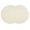 Ivory, variant on Round Beaded Placemats - 13" Round Dining Mat Handcrafted Glass Beads & Polyester Backing Table Mats for Dining Table, Home, Wedding Single Pack (Ivory)