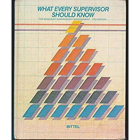 What Every Supervisor Should Know, Used [Hardcover]