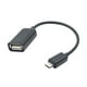 thumbnail image 1 of Cable Micro USB 2.0 OTG Adaptador On The Go Micro USB macho a USB hembra para teléfonos y tabletas Android (Negro), 1 of 5