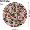 thumbnail image 2 of Dreamtimes 60"x60" Round Tablecloth, Tropical Flowers Plants with Branches Leaves Modern Table Cover for Home Decoration Washable Table Cloth for Dinner Picnic, 2 of 5