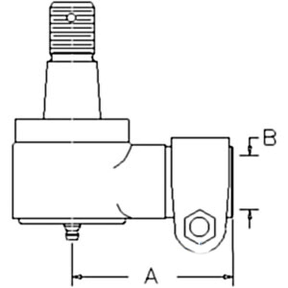 Power Steering Cylinder End (MFWD) Fits Case IH 7230 7120 Fits