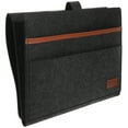 thumbnail image 2 of Voiceine Bedside Felt Bedside Storage Organizer Sofa Table Cabinet Hanging Pocket for Tablet Magazine Books Dark Grey, 2 of 10