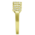 thumbnail image 4 of Luxe Jewelry Designs Women's High Polished Engagement Ring With a Top Grade Crystal Center - Size 9, 4 of 4