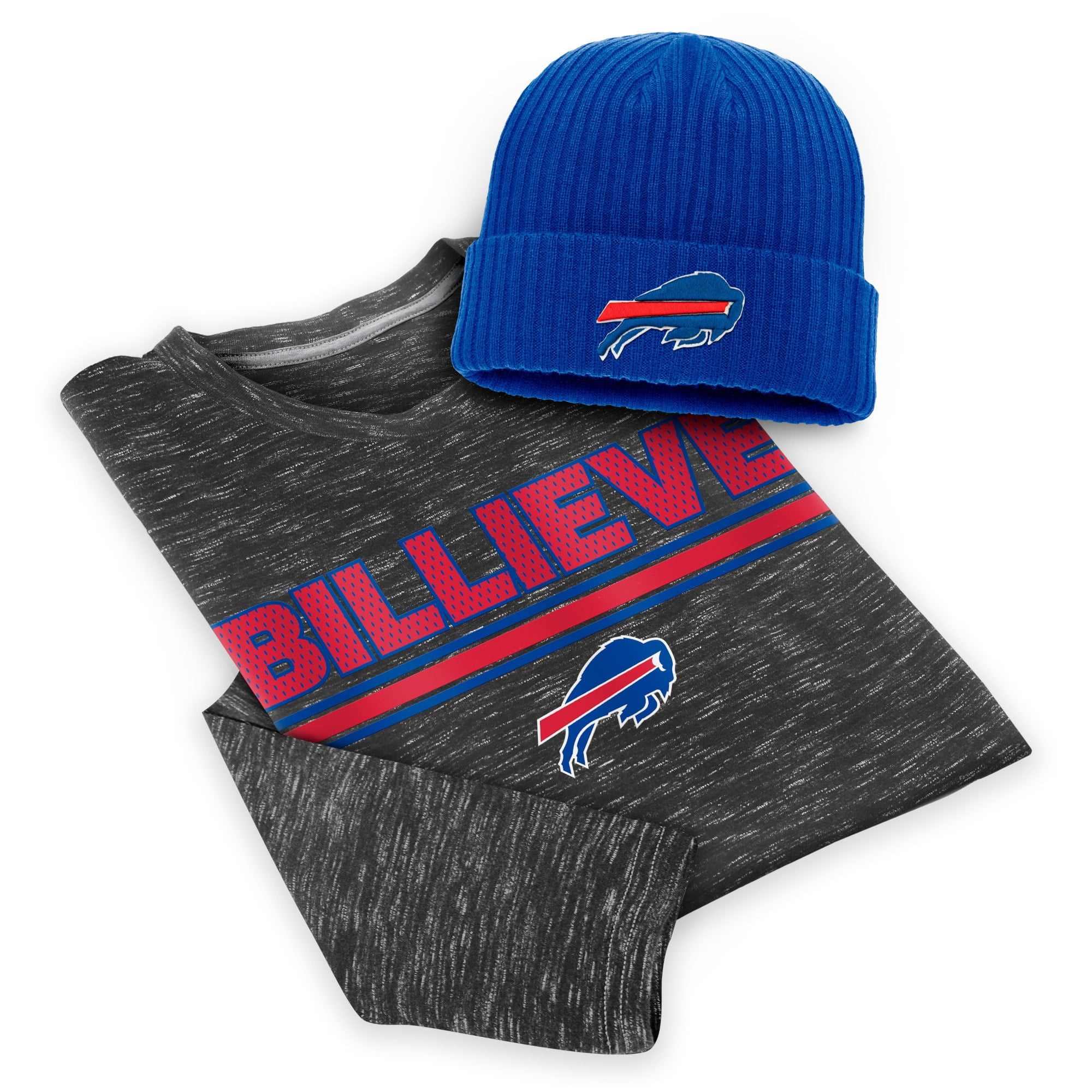 Cuffed Knit Hat Combo Set 