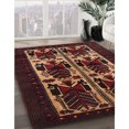 thumbnail image 2 of Ahgly Company Indoor Rectangle Traditional Sienna Brown Persian Area Rugs, Swatch Sample, 2 of 6