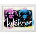 thumbnail image 2 of Stephen Chambers 24x19 White Modern Wood Framed Wall Art Titled - Warhol Interview, 2 of 6
