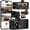 Glossy Black, variant on 3 4K Dash Cam, Dash Cam Front and Rear Inside 170?/150?/150? Wide Angle View, Dash Camera for with 64GB Card Included, Loop Recording, Night Vision, G-Sensor, 5GHz WiFi, 24Hr Parking
