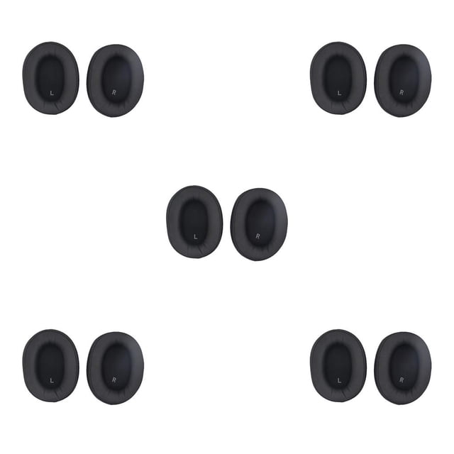 ZLight Sponge Ear Pad Cushion Professional Hearing for Protection Earpad Headset Cover Replacement for ATH-SR9 Headphones Black 5Set