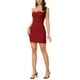 thumbnail image 4 of Vestido de cóctel sin tirantes elegante de INSPIRE CHIC con escote en forma de corazón, mini top de tubo, bodycon, rojo M, 4 of 6